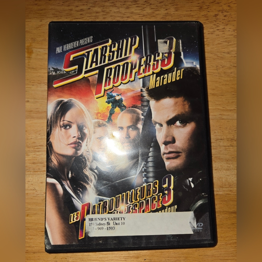Starship Troopers 3: Marauder (Widescreen DVD, 2008)